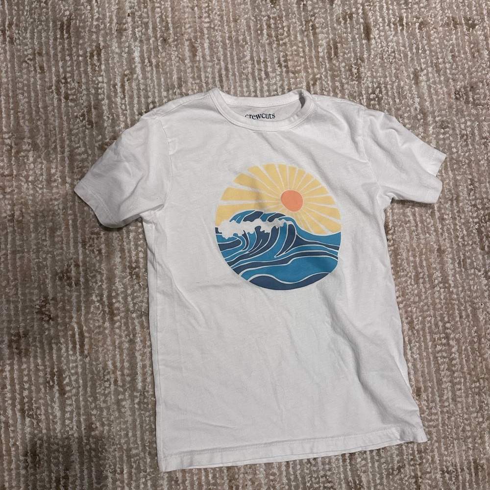 Crewcuts like new Graphic Tee with Wave and Sun Design